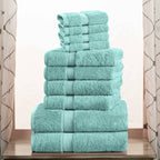 Superior Egyptian Cotton Pile Heavyweight 10-Piece Towel Set