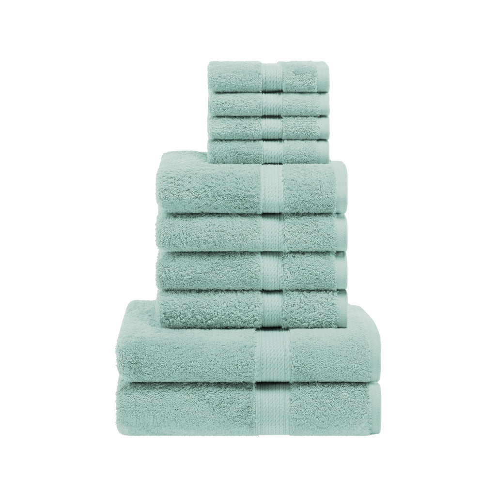 Superior Egyptian Cotton Pile Heavyweight 10-Piece Towel Set