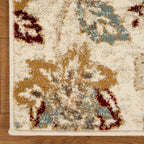 Superior Jacobean Farmhouse Floral Indoor Area Rug