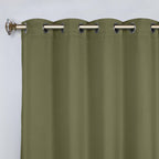 Superior Modern Solid Washable Room Darkening Blackout Curtains, Set of 2 Panels