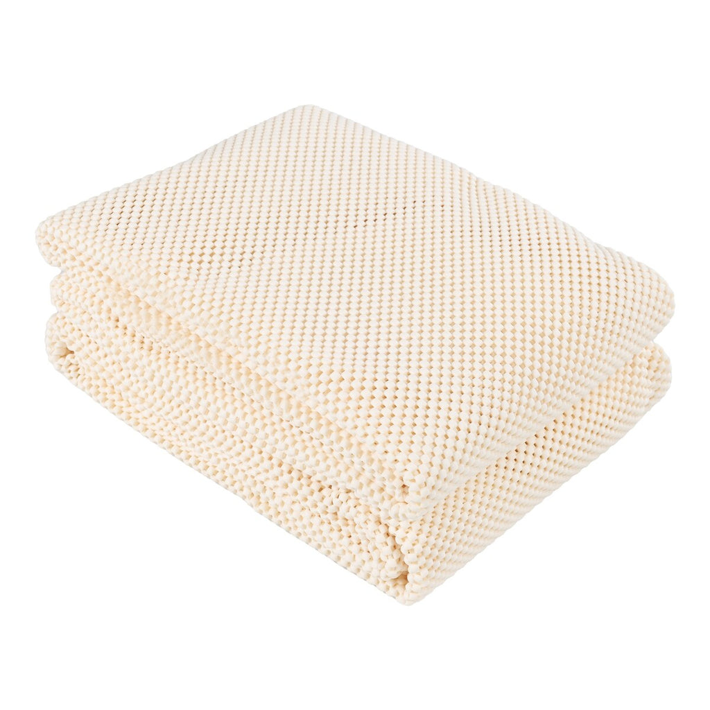 Superior Rio Reversible Non-Slip Grip Foam Mesh Indoor Area Rug Pad - Cream