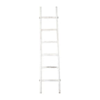 Sagebrook Home Rustic 6ft Tall Blanket Ladder, Decorative Freestanding Ladder For Storage - 19 x 2 x 76