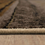 The Curated Nomad Sultan Multicolor Striped Boho Area Rug