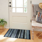 The Curated Nomad Sultan Multicolor Striped Boho Area Rug