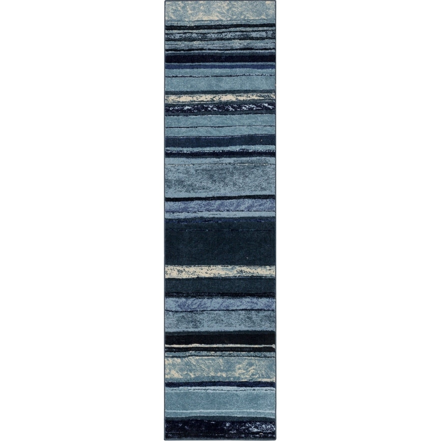 The Curated Nomad Sultan Multicolor Striped Boho Area Rug