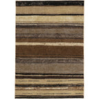 The Curated Nomad Sultan Multicolor Striped Boho Area Rug
