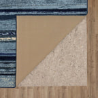 The Curated Nomad Sultan Multicolor Striped Boho Area Rug