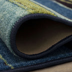 The Curated Nomad Sultan Multicolor Striped Boho Area Rug