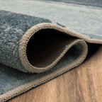 The Curated Nomad Sultan Multicolor Striped Boho Area Rug