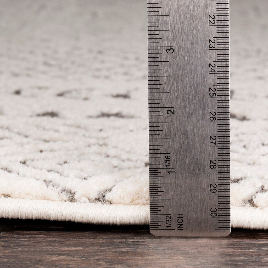 Livabliss Tiffany Grey Bohemian Border Area Rug