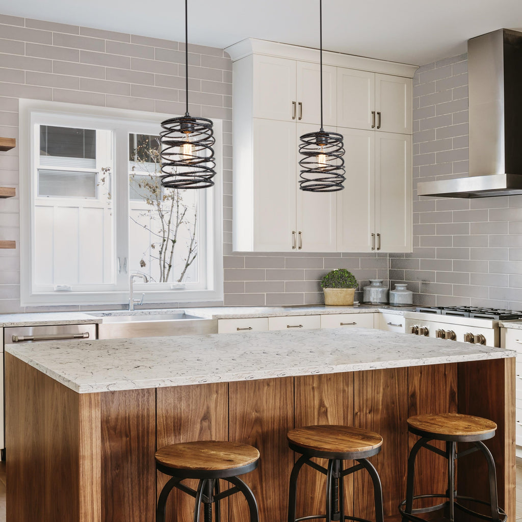 The Gray Barn Farmhouse 1-Light Pendant Light for the Kitchen Island Dining Room