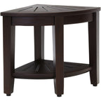 The Original Kai Corner Teak Shower Bench