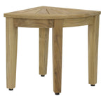 The Original Kai Corner Teak Shower Bench