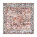 Traditional Distressed Machine Washable Area Rug