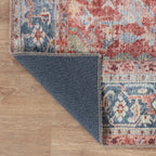 Traditional Distressed Machine Washable Area Rug