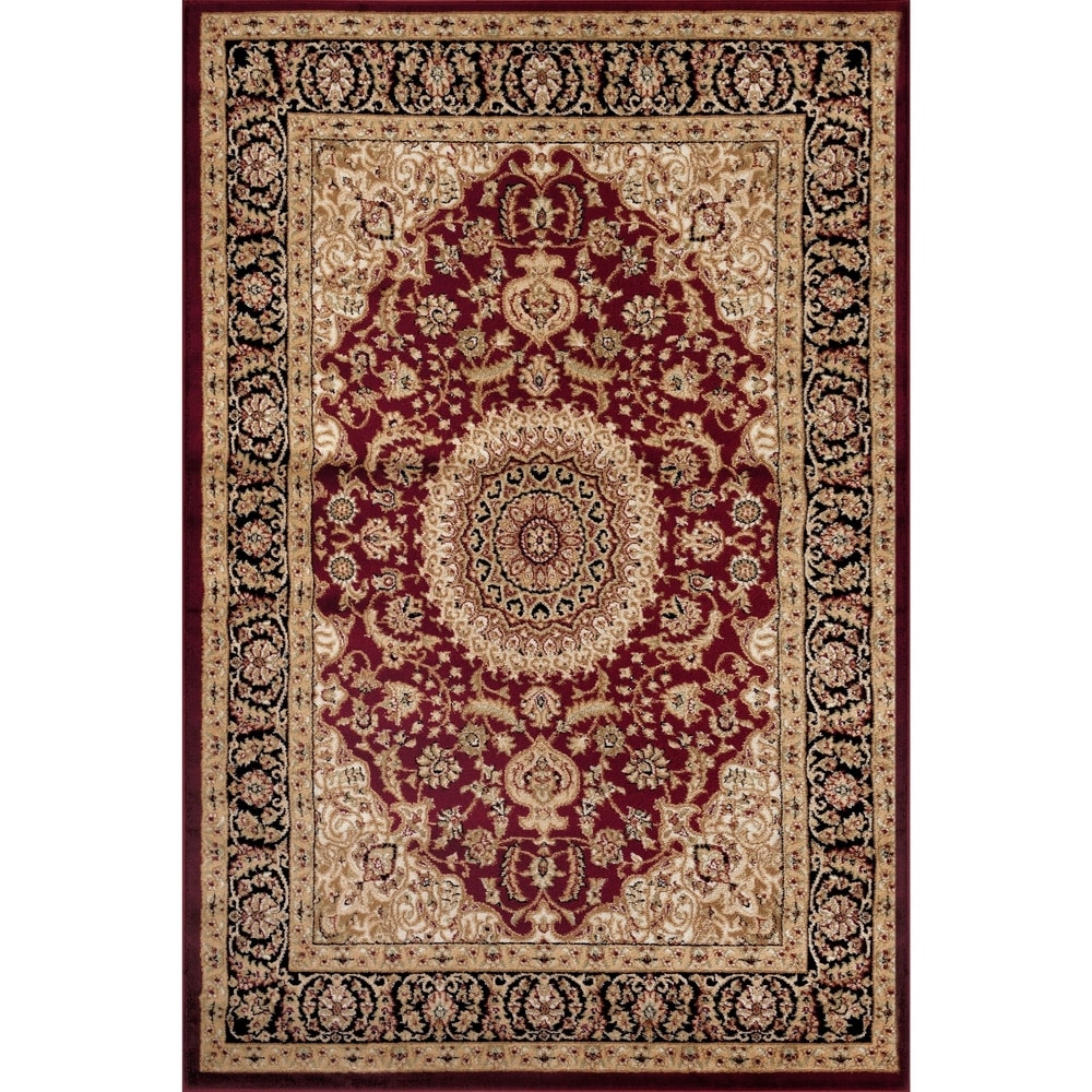World Rug Gallery Traditional Oriental Medallion Area Rug
