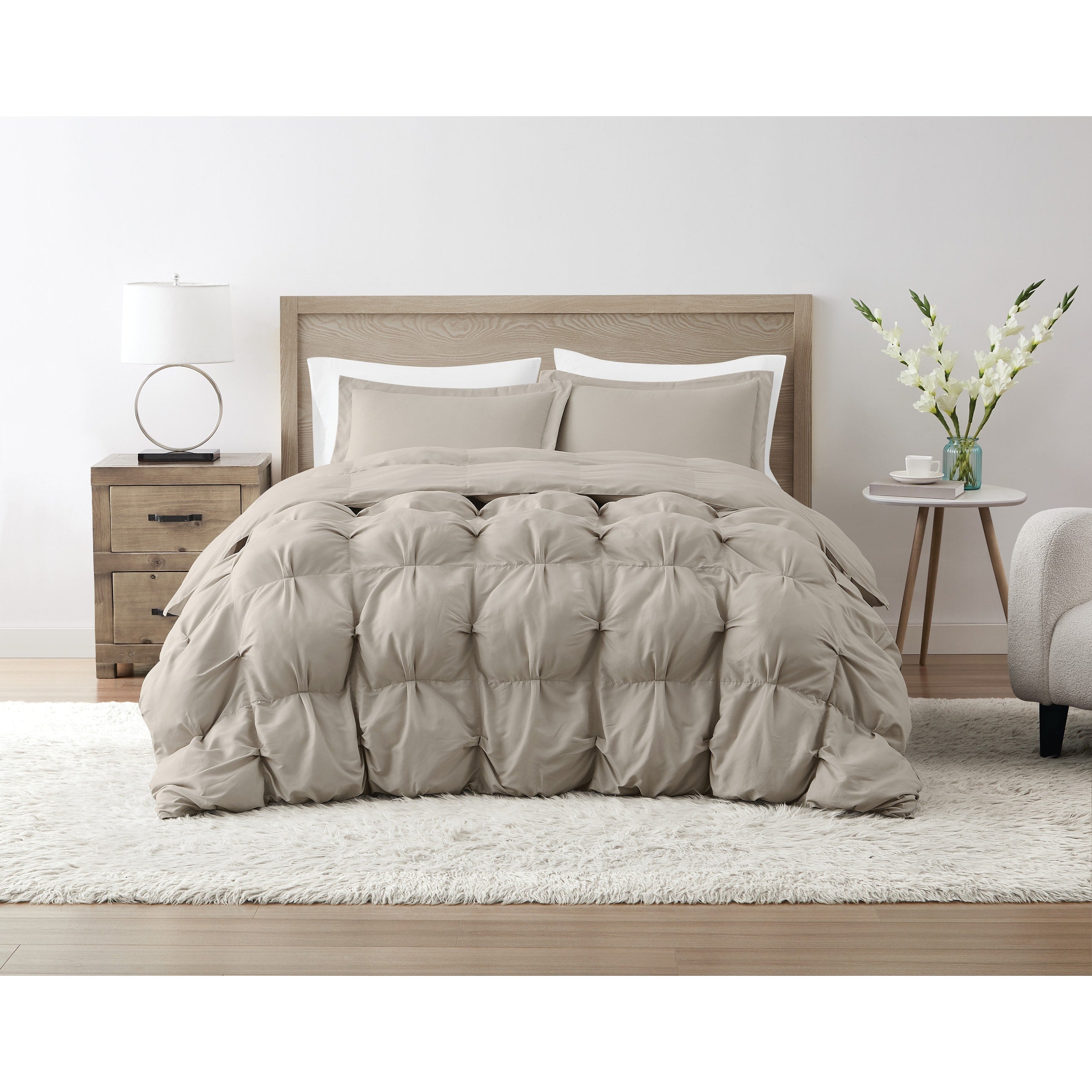 Truly Soft Oversized Puffer 3 Piece Comforter Set