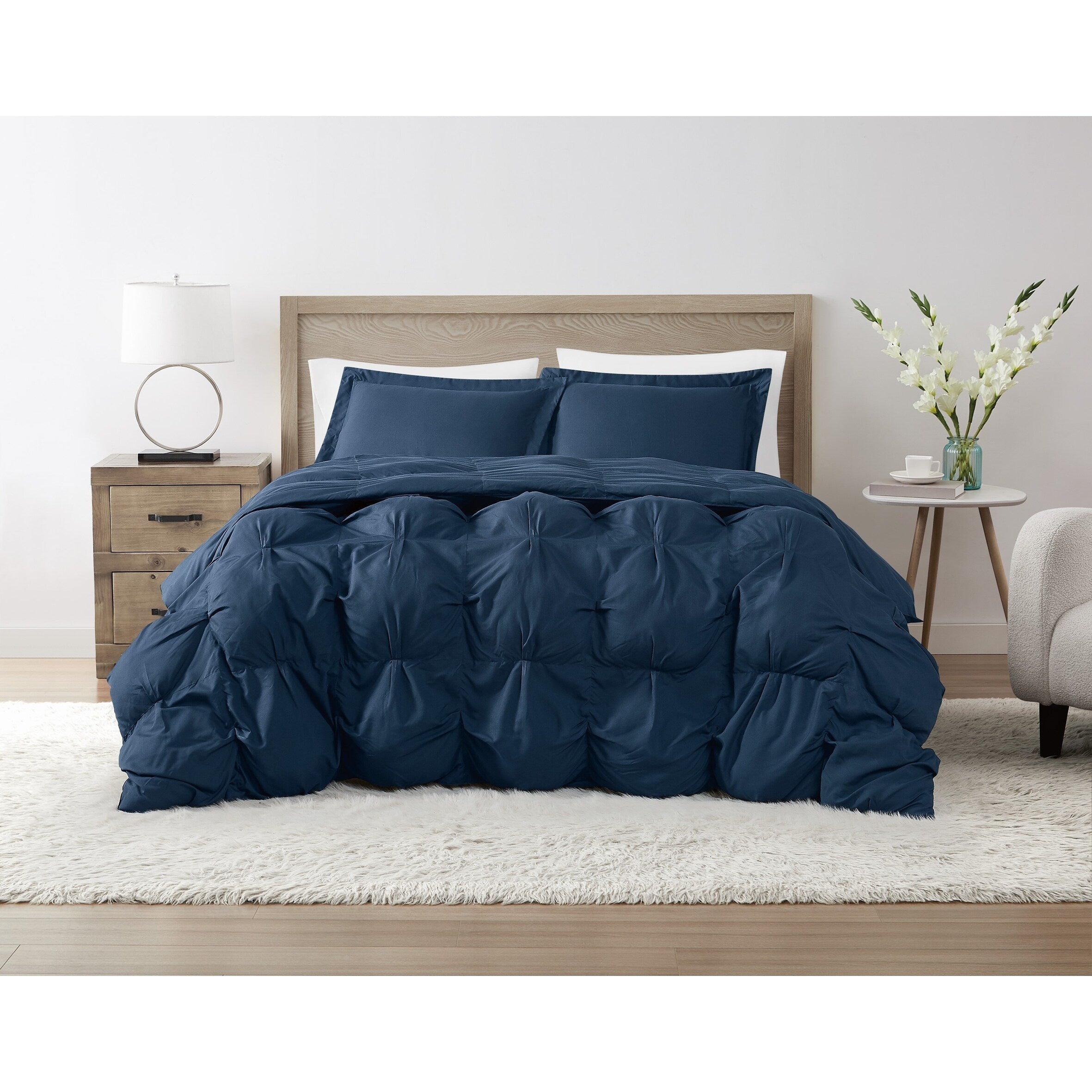 Truly Soft Oversized Puffer 3 Piece Comforter Set