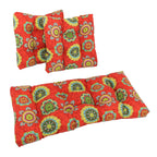 Tufted Indoor/Outdoor Settee Cushion Set (Set of 3) - 19 x 19/19 x 42