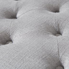 Tufted Storage Ottoman Bench, Rectangular Footstool