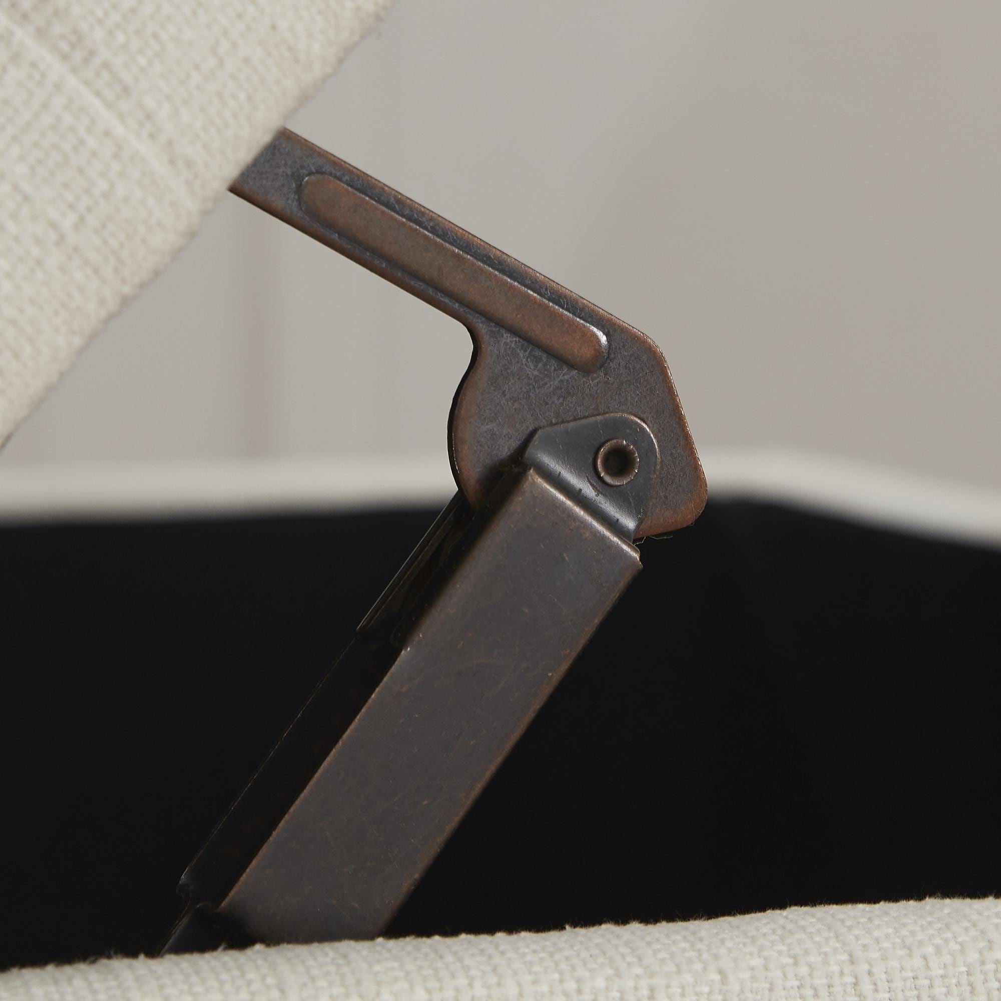 Tufted Storage Ottoman Bench, Rectangular Footstool