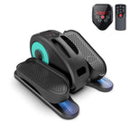 Under Desk Elliptical Machine, Elliptical Trainer with Remote Control Seated Pedal Exerciser for Seniors Adults and Teens
