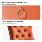 Upholstered Tufted Velvet Dining Chair with Solid Wood Legs Set of 6