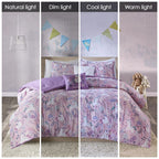 Intelligent Design Kids Ella Unicorn Cotton Comforter Set