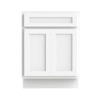 Vanity Art 24-inch Solid Wood Single Sink Bathroom Vanity Cabinet