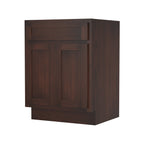 Vanity Art 24-inch Solid Wood Single Sink Bathroom Vanity Cabinet