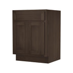 Vanity Art 24-inch Solid Wood Single Sink Bathroom Vanity Cabinet