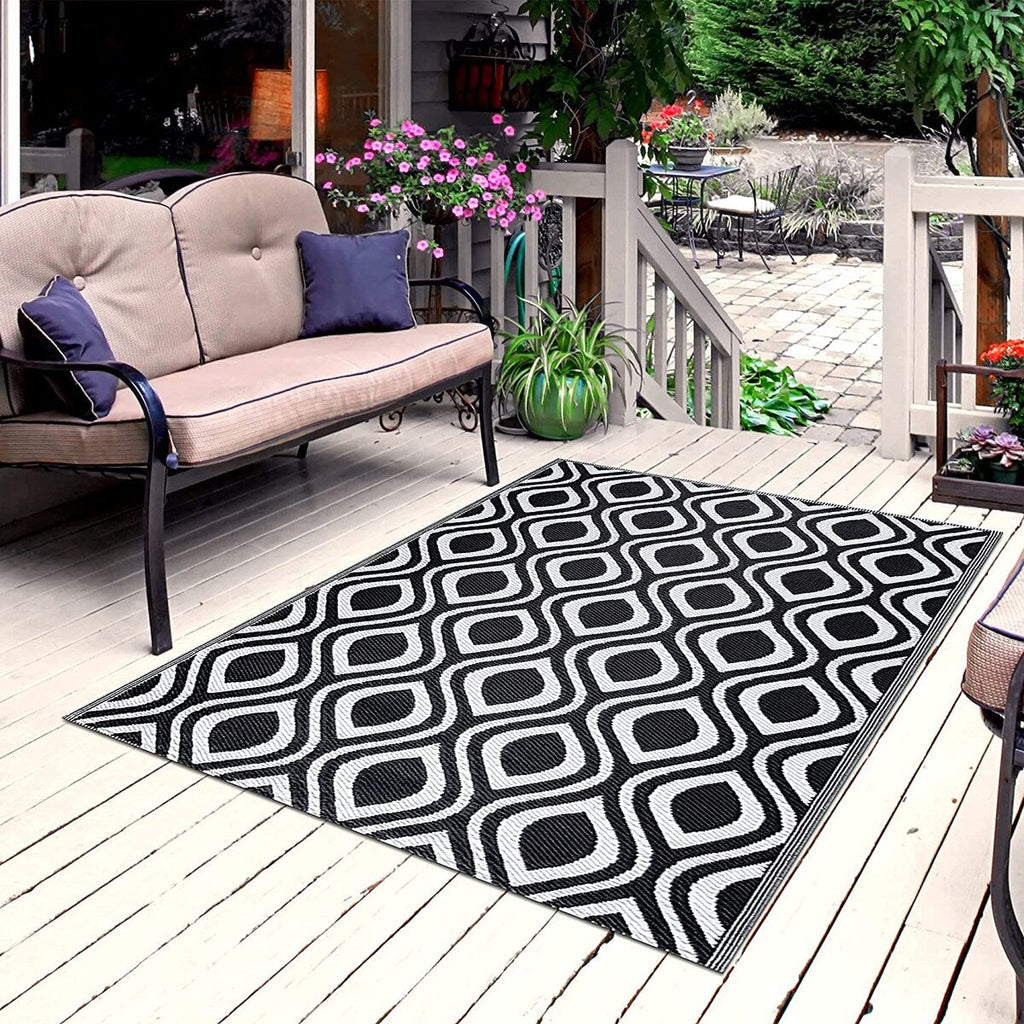 Venice Lightweight Reversible Recycled Plastic Outdoor Floor Mat/Rug