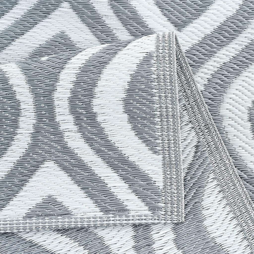 Venice Lightweight Reversible Recycled Plastic Outdoor Floor Mat/Rug