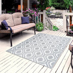 Venice Lightweight Reversible Recycled Plastic Outdoor Floor Mat/Rug