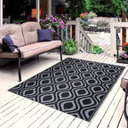 Venice Lightweight Reversible Recycled Plastic Outdoor Floor Mat/Rug