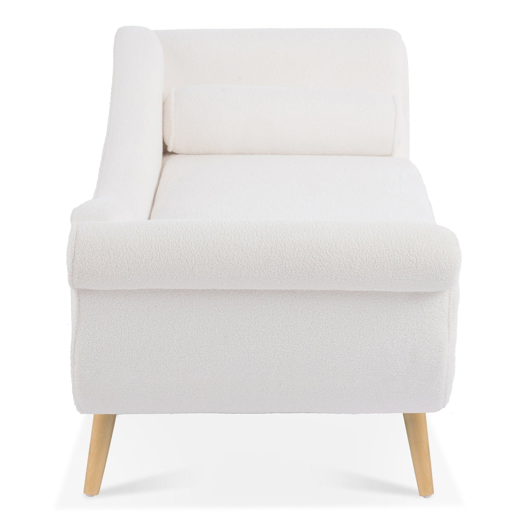 Vintage Chaise Lounge with Scroll Arms by Christopher Knight Home