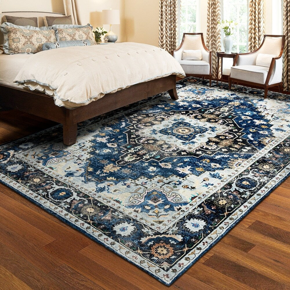 Vintage Modern Abstract Area Rug