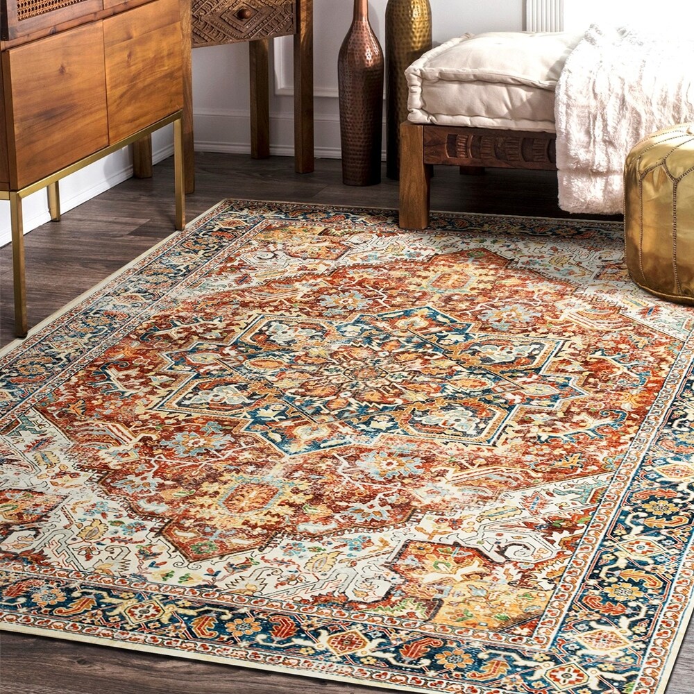 Vintage Modern Abstract Area Rug