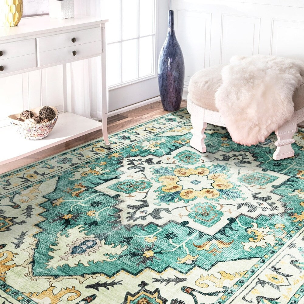 Vintage Modern Abstract Area Rug