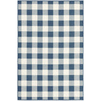 Vista Home Malta Gingham Check Indoor/Outdoor Area Rug