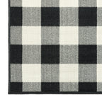 Vista Home Malta Gingham Check Indoor/Outdoor Area Rug