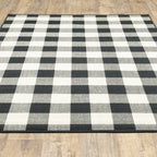 Vista Home Malta Gingham Check Indoor/Outdoor Area Rug