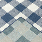 Vista Home Malta Gingham Check Indoor/Outdoor Area Rug