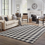 Vista Home Malta Gingham Check Indoor/Outdoor Area Rug