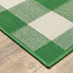 Vista Home Malta Gingham Check Indoor/Outdoor Area Rug