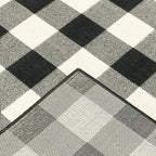 Vista Home Malta Gingham Check Indoor/Outdoor Area Rug