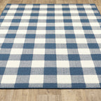 Vista Home Malta Gingham Check Indoor/Outdoor Area Rug