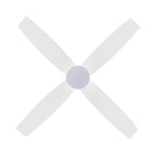 WINGBO 44/52 Inch Flush Mount DC Ceiling Fan with Lights and Remote, 4 Reversible Blades