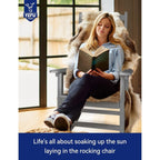 WINSOON All Weather Outdoor Rocking Chair, Set of 2