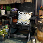 WINSOON All Weather Outdoor Rocking Chair, Set of 2